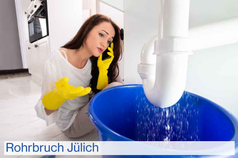 Rohrbruch Jülich